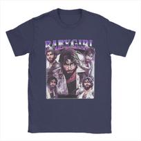 Novelty Jayce Caitlyn Viktor Jesus Vi Sevika Arcane T-Shirts for Men Pure Cotton T Shirts Movie Game Tees Birthday Gift Clothing 4XL gray