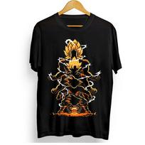 Mens Tshirt 90s Seven Dragon Ball Goku Cobranded Japanese RetroSpray Fashion Tshirt Daily Retro Summer Graphic Tshirt Tops 4XL black