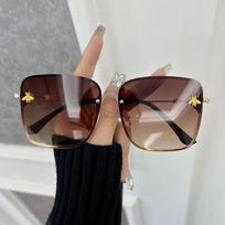 Cute Square Designer Sunglasses Women Men Big Frame Gradient Stylish Sun Glasses Female Male Brand Fashion Oculos De Sol Other gray