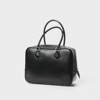 New first-layer cowhide large-capacity high-end bag Boston bowling bag genuine leather women's bag handbag gray