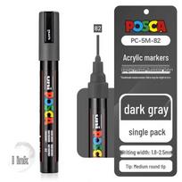 POSCA Acrylic Marker Pen PC-5M by UNI Mitsubishi – Contact Customer Service for Bulk Orders. gray