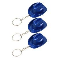 Travel Friendly Cowboy Hat Shaped Bottle Opener Keychain Attachments Beer Opener Accessory for Outdoor Activity juoda