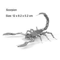 3D Metal Puzzle Diy Handmade Animal Insect Ladybug Carp Butterfly Assembly Model Jigsaw Puzzle Toys For Adult gray