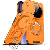 Skirta Vivo X300 Pro dėklas Vivo X300 dangtelis Vivo X300 Pro magnetinis žiedas šarvuotas slankiojantis kameros objektyvo dangtelis Magsafe belaidžio įkrovimo dangtelis vivo X300 Pro