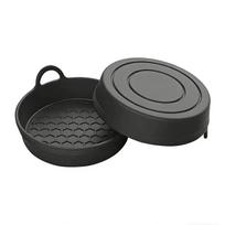 2Pcs Anti-Slip Coaster for Car Stable Food Grade Silicone Gel Drink Holder Pad Universal 7cm Auto Cup Holder Coaster gray