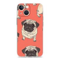 Phone Case For iPhone 17 Cases iPhone Air 16 15 12 13 14 Pro Max 7 8 Plus 16Pro iPhone11 Soft Cover Animal Pug close up For iPhone 17 Air yellow
