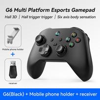 G6 wireless  mobile game controller with Hall trigger and Hall joystick supporting switch/pc/android/IOS gray