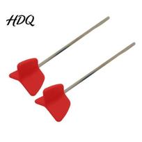 Epoxy Mixer Drill Bit 1/2Pcs Easy-Clean Silicone Paddle Non-Stick Mixing Attachment for Paint Epoxy Tile Adhesive Tool Cement Grout & Resin raudona