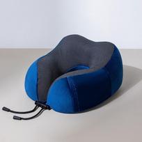 U-Shaped Memory Foam Neck Pillow Office Napping Travel Car Use Ergonomic Cervical Support 24x29x14cm Gift Box - 1 pc black