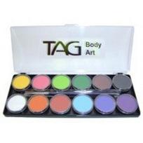Face Paint Palette Face Tag Face Paint Palette 12 X 10g Face and Paint Tag 12 X 10g and gray