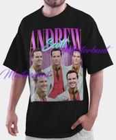 Andrew Scott Retro 90s Fan Shirt, Comfort Colors Tee L gray