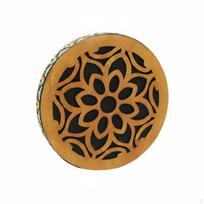 Natural Rain Drum, Ethnic Percussion Instrument, Portable, Handmade, Simulated Sound black