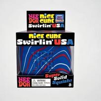 Nice Cube Nee Doh Squishy Squeeze Toy, Portable Stress Relief Sensory Fidget, Great for Kids & Adults with ADHD