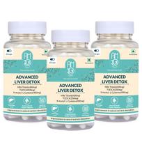 Advanced Liver Detox Supplement – 3 Month Plan (180 Capsules) | Milk Thistle, TUDCA, NAC, Glutathione, L-Ornithine L-Aspartate, Triphala & Green
