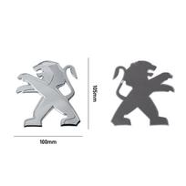 Car Logo Front Grill Emblem Rear Trunk Badge Stickers For Peugeot RCZ 206 208 3008 308 207 508 107 307 408 Car Decor Accessories