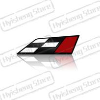 Metal Car zz35 Styling Racing Flag Front Grille Sticker Badge Rear Trunk Body Emblem For Seat Ibiza Ateca Leon VZ Cupra Tarraco Arosa