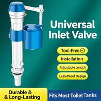 Toilet Parts Toilet Inlet Shaft Float Valve Replacement Kits Toilet Fill Valve Repair Accessories Toilet Tank Water Inlet Valve 1 set
