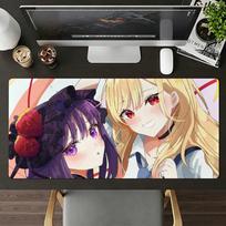 My DressUp Darling Marin Kitagawa Mouse Pad Large NonSlip Waterproof Mat Stitched Edge Keyboard Pad For Gaming Daily Office 800x300x2mm white