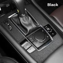Sidabrinė Aliuminio Šepečiu Vinilo Plėvelė Automobilio Apdailai Lipni Auo Lipdukas Automobilio Motociklo Kompiuterio Dangtelis 30X150cm juoda