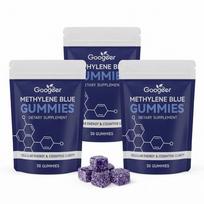 Methylene Blue Gummies – Daily Focus & Nootropic Energy Supplement – Support Mental Clarity & Nootropics (30 Gummies) 3pack