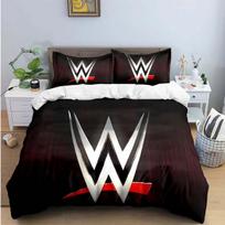 Madingi 3D imtynių sporto W-Wwe spaudiniai patalynės komplektai Lovos reikmenų rinkinys Antklodės užvalkalas Patalynės komplektas Prabangi dovana EU single(135x200cm) gray