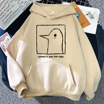 Goodnight Punpun Hoodie Women Harajuku Graphic Kawaii Hoodies Unisex Anime Manga Cartoon Oyasumi Punpun Pullover Sweatshirts L chaki