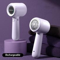 Hair Ball Trimmer Fabric Shaver Lint Remover Rechargeable For Travel Home Type C Charging violetinė