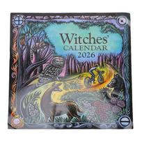 2026 Witches Calendar Coated Paper Astrological Witches Planner Calendar with Spells Rituals Moon Phases 2026 Witches Calendar Other gray