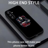 Scream movie design ins Phone Case For Samsung Galaxy A56 A16 A36 A26 A06 A55 A54 A15 A35 A25 Soft Black Samsung A55 black