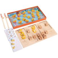 Montessori Counting Duck Math Games Learning Toys For Kids Calculate Set Early Education Acytivity Board Thinking Math Toys Aids gray