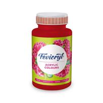 Fevicryl Acrylic Colour Crimson 500ml Bottle for Canvas, Wood, Leather, DIY Art & Craft Painting Projects Artists