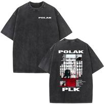 Raperis Aš Myliu Plk Marškinėliai Vyrams Moterims Drabužiai Mada Vintažiniai Skalbti Marškinėliai Laisvalaikio Medvilniniai Trumpomis Rankovėmis Marškinėliai Streetwear 2XL gray