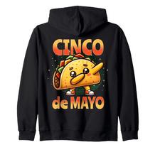 Dabbing Taco Funny Cinco de Mayo Fiesta Boys Girls Zip Hoodie black