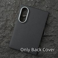For Samsung Galaxy Z Fold 8 Magnetic Aramid Carbon Fiber Case Fold Phone Cover for Galaxy Fold 8 Wide Cover with MagSafe Case Galaxy Z Fold 8 black