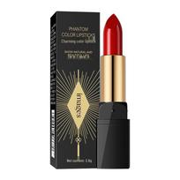 Moisturizing True Red Stage Lipstick: Long-Lasting Dark Red Gloss beige