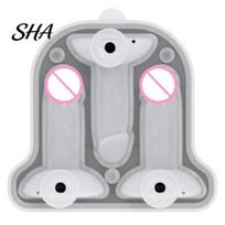 Fun Shape Ice Molds Prank Cube Mold, Silicone Easy Release Novelty Tray, Non-stick Flexible Maker for Cocktails Whiskey And Parties Mold