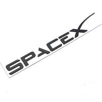 SpaceX Raidžių Lipdukas Tesla Model 3 X Y S Galinės Raidės Etiketė Emblema Automobilio Aksesuarai Lipdukai Logotipai Emblemos Cinko Lydinys SPACEX