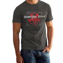 Vintage Feel Superjoint Ritual Faded Grey Color Rock Band T Shirt 102703gg 3XL brown