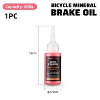 WEST BIKING Bike Brake Mineral Oil 60ml/2oz Ideal for Shimano and Tektro Hydraulic Brake Systems Mountain Bike Accessories 1PC-60ML black