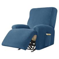 Velvet Fabric Recliner kėdės užvalkalas Lazy Boy Relax Atlošiamas sofos užvalkalas Elastinis fotelio užvalkalas, skirtas svetainei namuose 4 Seater