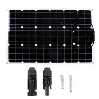 Flexible Solar Panel High Efficiency Monocrystalline Lightweight Solar Charger Panel for Outdoor RV gray