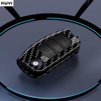 ABS Anglies Pluošto Automobilio Raktų Dėklas Dangtelis Ford Fiesta Focus 2 Ecosport Kuga Escape Falcon B-Max C-Max Eco Sport Galaxy Priedai black
