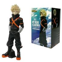 BANPRESTO My Hero Academia Season 7 Katsuki Bakugo Action Figure - Anime Model Toy in Genuine Boxed Packaging gray