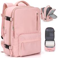 Travel backpack women's large capacity multifunctional backpack male student school bag travel bag luggage bag white