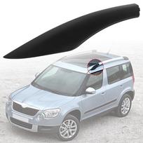 Priekinis Kairysis Dešinysis Stogo Bėgelio Dangtelis Stogo Bagažo Laikiklio Bėgelio Galinis Dangtelis Korpusas Skoda Yeti visureigiui 2009-2018 5LD860145-GT5 5LD860145 1pc Front Left black