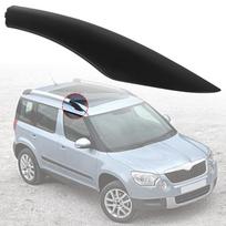 Priekinis Kairysis Dešinysis Stogo Bėgelio Dangtelis Stogo Bagažo Laikiklio Bėgelio Galinis Dangtelis Korpusas Skoda Yeti visureigiui 2009-2018 5LD860145-GT5 5LD860145 1pc Front Right black