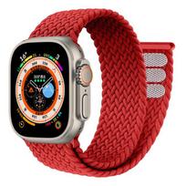 Braided solo loop Strap For Apple Watch band 44mm 40mm 45mm 41mm 49mm 38 42mm Bracelet correa iWatch series 3 SE 6 7 8 ultra 2 9 38mm 40mm 41mm&L size black