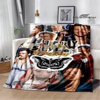 Dainininkas H-Harry-Styles spausdintas pledas Pikinės antklodės Flanšinė šilta antklodė Minkšta ir patogi antklodė lovos pamušalai gimtadienio dovana 75x90cm