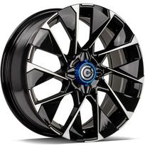 Ratlankis CARBONADO Rise BFP R17x7 4x100 ET 37 CB 67.1 (Black Front Polished) (530 kg)