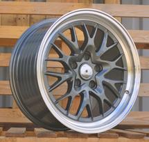 Ratlankis RACINGLINE A1408 R18x9 5x120 ET 30 CB 72.6 (Gun Metal Polished Lip) (730 kg)